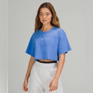 lululemon athletica Blue cates tee size 8